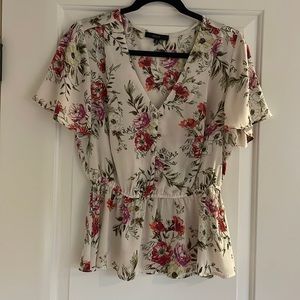 White Flower Blouse